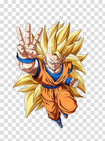 Goku # (SSJ) transparent background PNG clipart