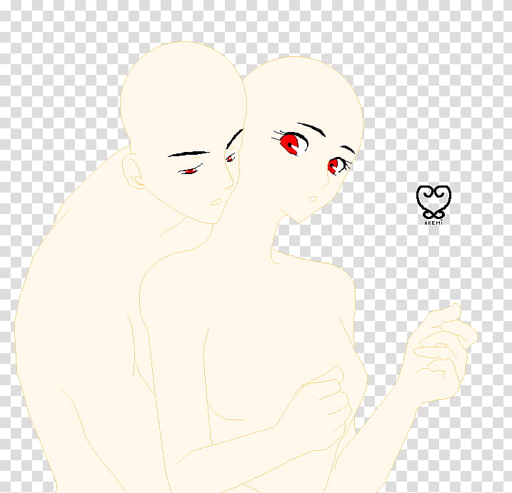 couple base , drawing of cartoon man and woman hugging transparent background PNG clipart