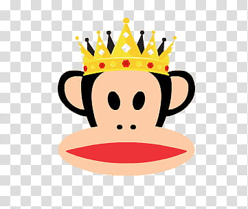PAUL FRANK , Paul Frank wearing crown transparent background PNG clipart