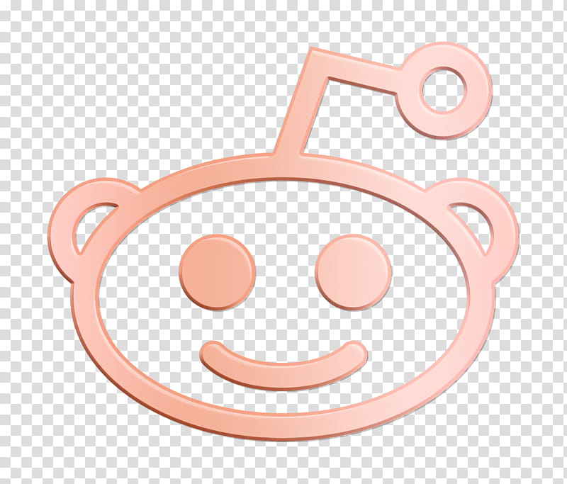 reddit icon social icon, Pink, Facial Expression, Head, Cartoon, Nose, Smile, Circle transparent background PNG clipart