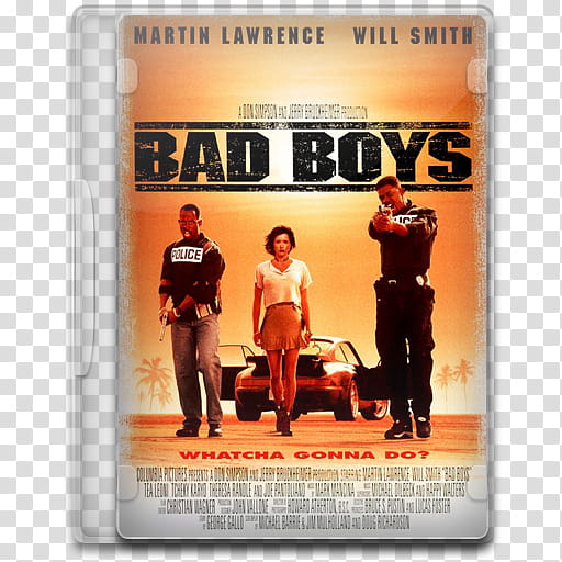 Movie Icon , Bad Boys, Bad Boys movie case illustration transparent background PNG clipart