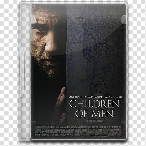 Movie Icon , Children of Men, Children of Men DVD case transparent background PNG clipart