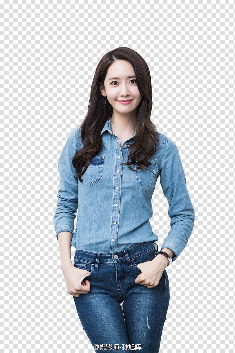 SNSD Yoona Lee Jeans transparent background PNG clipart