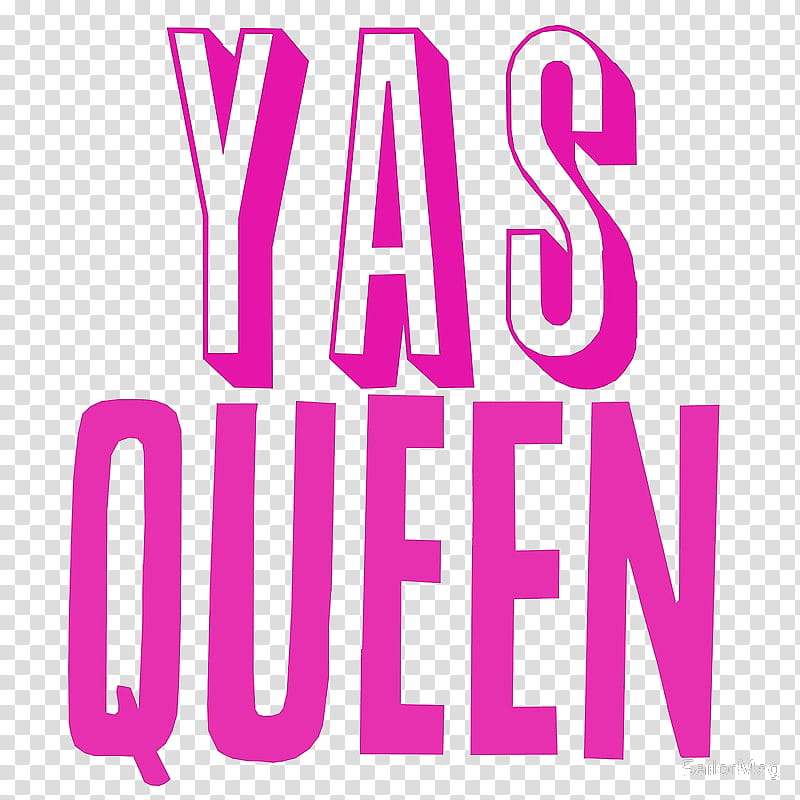 Aesthetic pink mega , black and pink Yas Queen text illustration transparent background PNG clipart