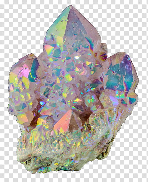 Crystal s, multicolored crystal fragment transparent background PNG clipart