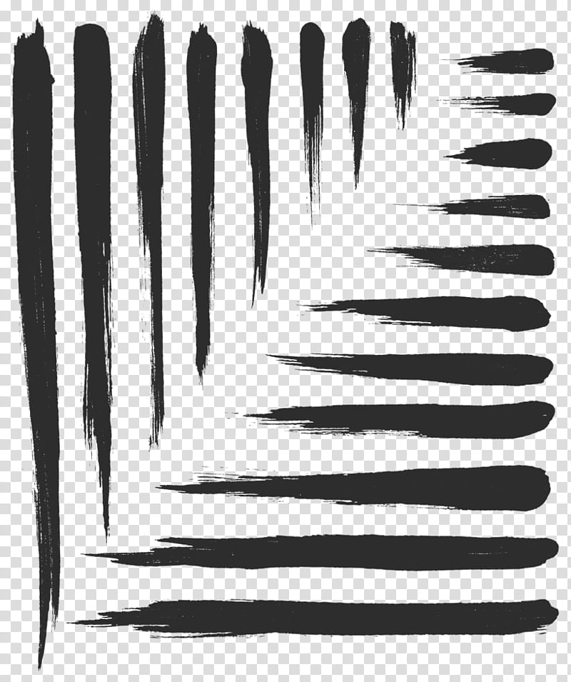 Paint Brush, Drawing, Paint Brushes, Painting, Grunge, Line, Blackandwhite transparent background PNG clipart