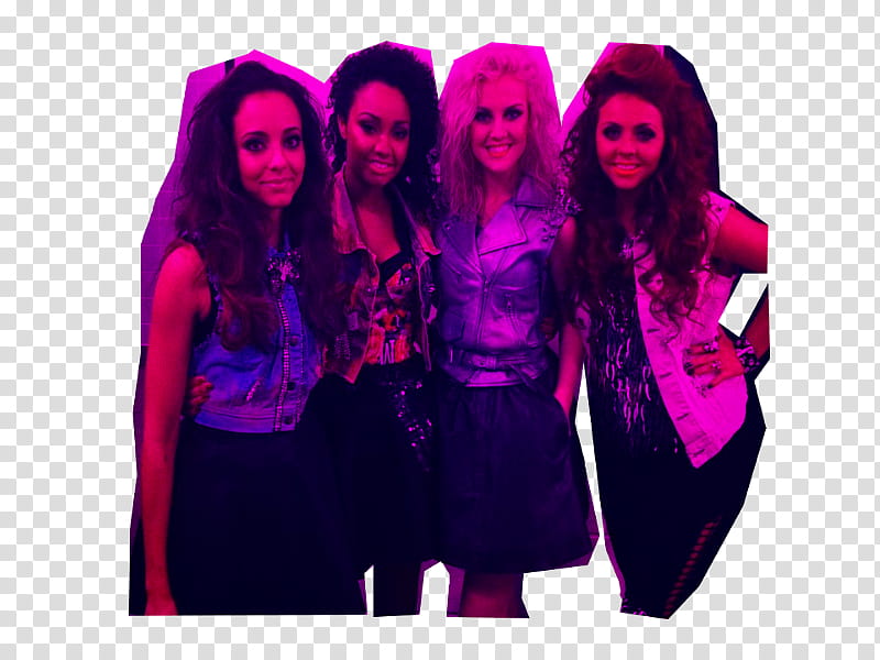 Little Mix, four women taking together transparent background PNG clipart