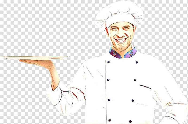 cook cartoon chef head chef's uniform, Chefs Uniform, Chief Cook, Drawing transparent background PNG clipart