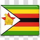 All in One Country Flag Icon, Zimbabwe-Flag- transparent background PNG clipart