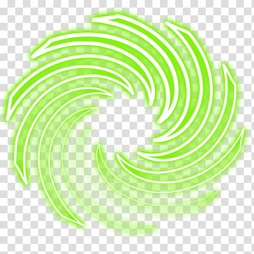 green and white light ring transparent background PNG clipart