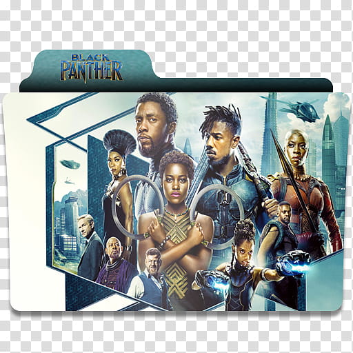 The th Oscars Annual Academy Awards Folders V, Black Panther transparent background PNG clipart