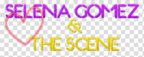 Texto Selena Gomez and The Scene transparent background PNG clipart