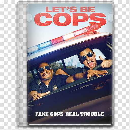 Movie Icon , Let's Be Cops, Let's Be Cops DVD case transparent background PNG clipart