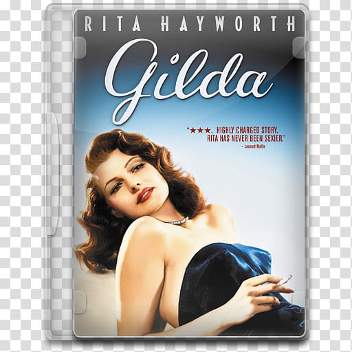 Movie Icon Mega , Gilda, Gilda poster illustration transparent background PNG clipart
