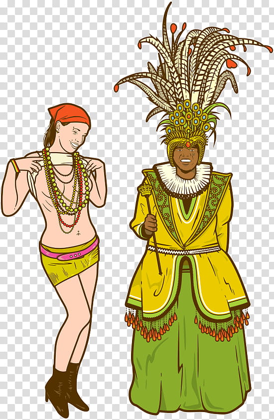 Party People, Carnival, Costume, Drawing, Brazil, Costume Design, Clothing, Yellow transparent background PNG clipart