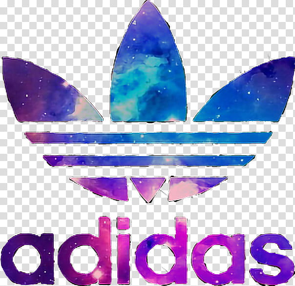 Galaxy, Adidas, Logo, Text, Symbol, Sticker, Purple transparent background PNG clipart