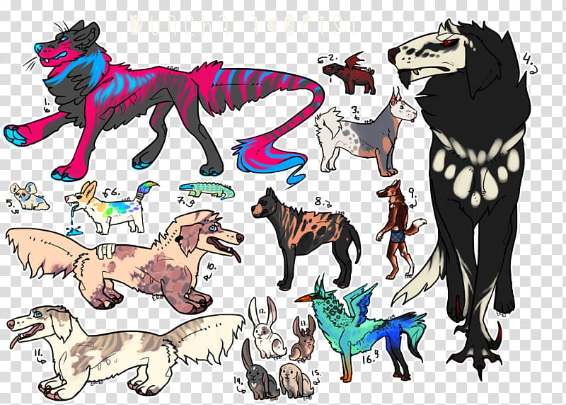 Buncha Creature Adopts REDUCED transparent background PNG clipart
