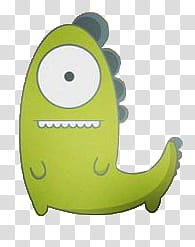Monsters, green fish artwork transparent background PNG clipart