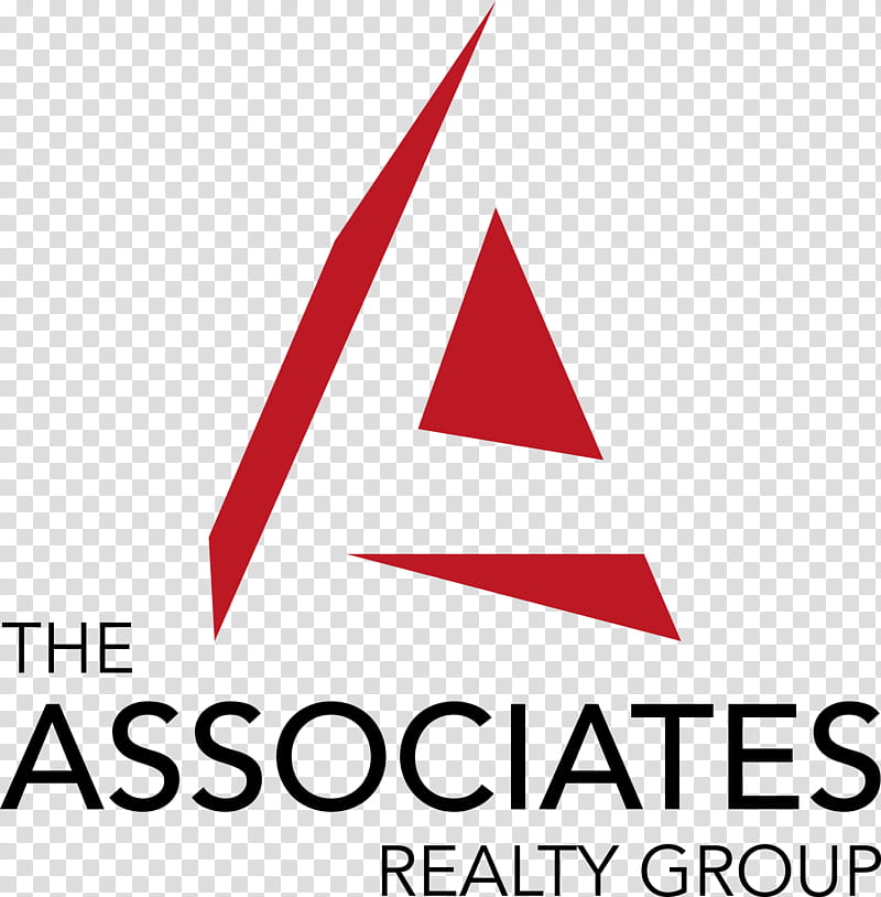 Real Estate, Associates Realty Group, Logo, Real Property, Triangle, Marketing, Anaheim Hills, Red transparent background PNG clipart