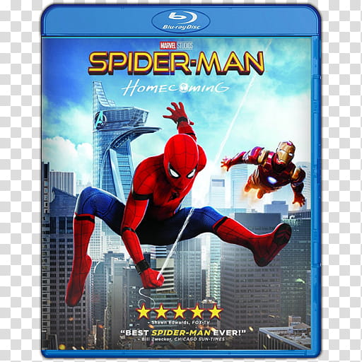 Spider Man Homecoming Blu Ray  transparent background PNG clipart