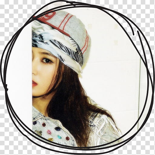 Yuri IGAB Circle Lines Folder Icon , Yuri , woman wearing white and red cap transparent background PNG clipart