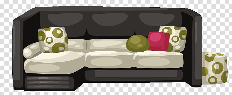 gray and black sectional sofa art transparent background PNG clipart