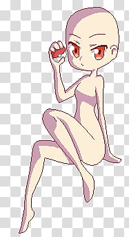 Pokemon Trainer Base Edit, bald woman holding Pokeball art transparent background PNG clipart