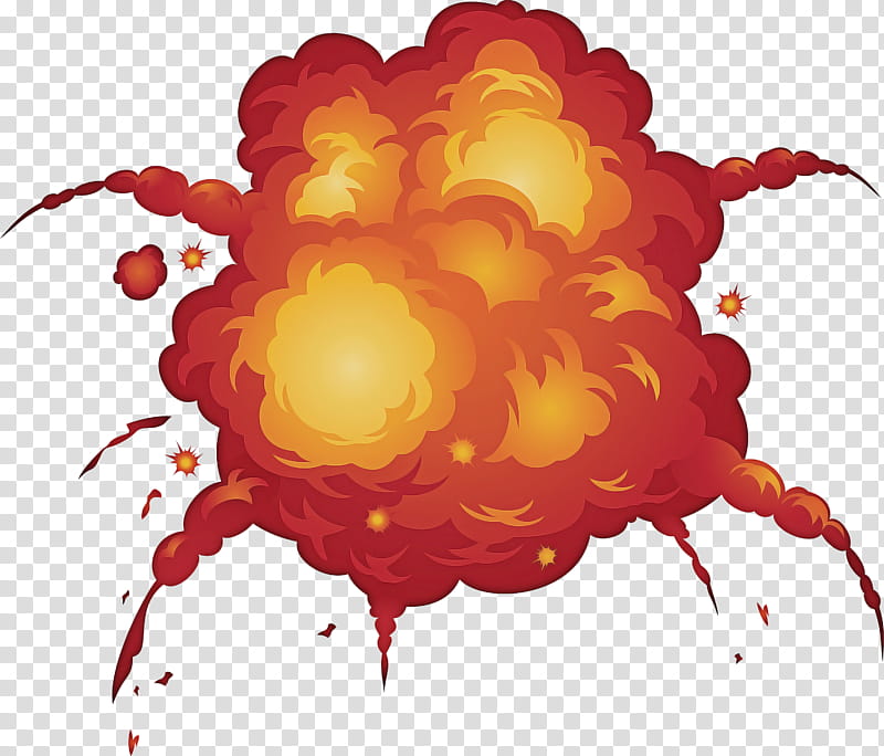 Cartoon Explosion, Animation, Nuclear Explosion, Firecracker, Video, Video Games, Red transparent background PNG clipart
