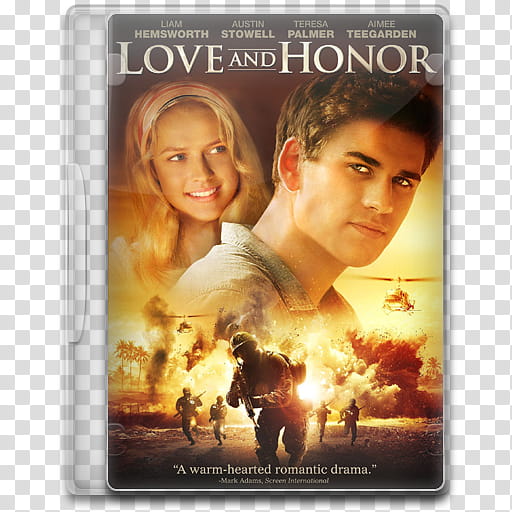 Movie Icon , Love and Honor, Love And Honor DVD case transparent background PNG clipart