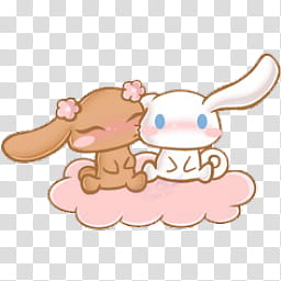 Iconos Cinnamoroll, Cinnamoroll By; MinnieKawaiitutos (), two brown and white characters animated illustration transparent background PNG clipart