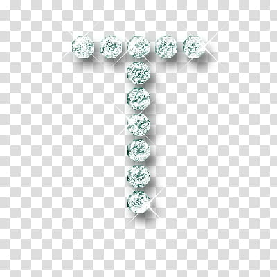 Letras , clear gemstone beaded decor transparent background PNG clipart