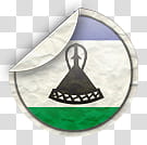 world flags, Lesotho icon transparent background PNG clipart
