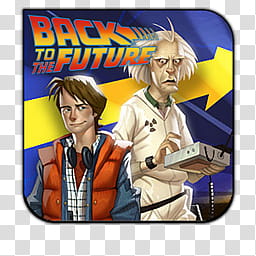 Game Aicon Pack , Back to the Future transparent background PNG clipart