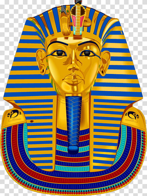Death, Tutankhamun, Mask Of Tutankhamun, Ancient Egypt, Kv62, Death Mask, Pharaoh, Sticker transparent background PNG clipart