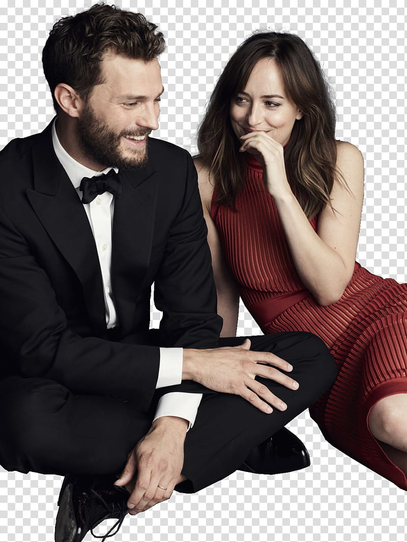 Jamie Dornan y Dakota Johnson,  transparent background PNG clipart