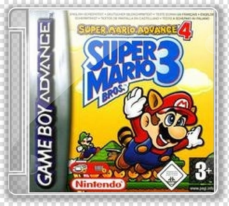 Super Mario Jewel Case, Super Mario Advance  transparent background PNG clipart