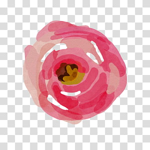 watercolor vintage flowers 15, pink flower art transparent background PNG clipart thumbnail