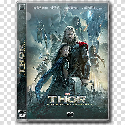 DvD Case Icon Special , Thor Le Monde des Ténèbres DvD Case transparent background PNG clipart