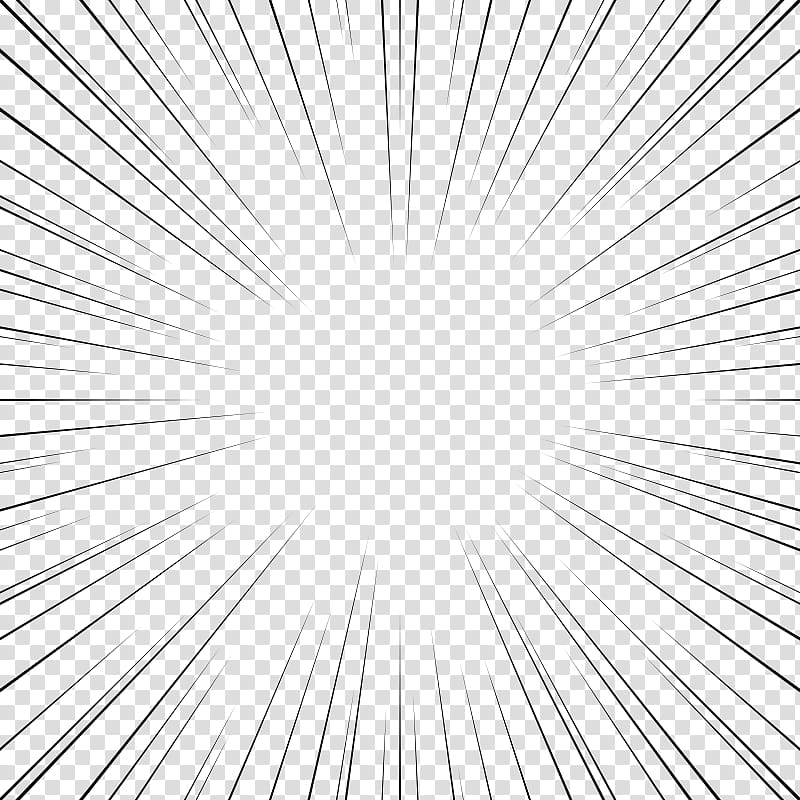 screentones action lines , black lines abstract radial sunburst on blue background transparent background PNG clipart