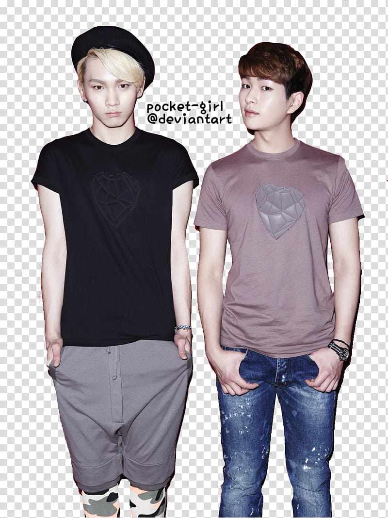 SHINee Onew and Key HQ Oh Boy Render transparent background PNG clipart