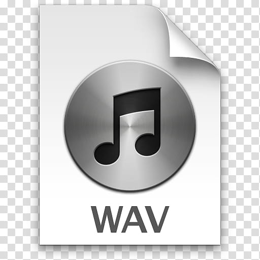 iTunes Metal Icons, iTunes wav transparent background PNG clipart