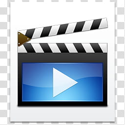 Aeon, Video, black clapperboard transparent background PNG clipart