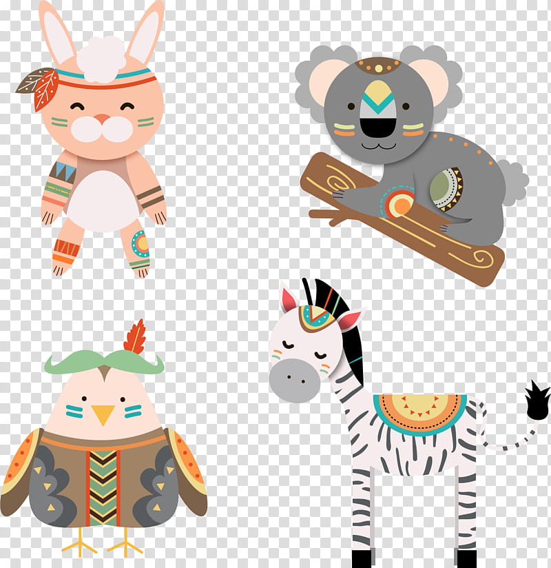 Koala, Rabbit, Animal, Cuteness, Zebra, Clothing, Cartoon, Infant transparent background PNG clipart
