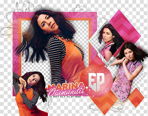 Marina Diamandis, Marina Diamonds collage transparent background PNG clipart