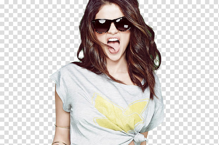 Selena Gomez, woman opening mouth transparent background PNG clipart
