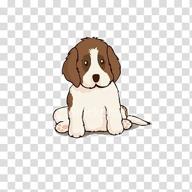 Adopt Dog para tus nenas, brown and white puppy graphic transparent background PNG clipart