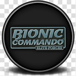 Bionic Commando series icons, Bionic Commando Elite Forces ()  transparent background PNG clipart