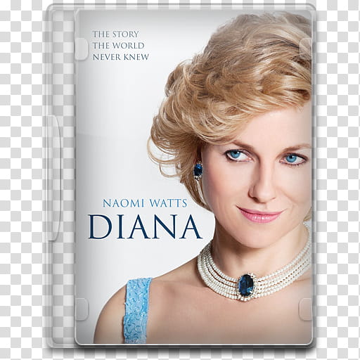 Movie Icon Mega , Diana, closed Naomi Watts Diana DVD case transparent background PNG clipart