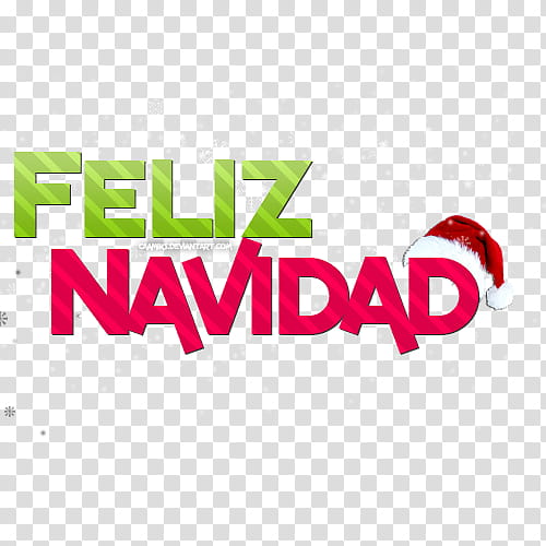 SUPER MEGA DE NAVIDAD RAR, Feliz Navidad text transparent background PNG clipart