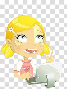 Nenitas AbriiEdiciones, female cartoon character using computer illustration transparent background PNG clipart